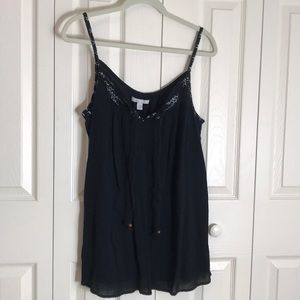 Old Navy sheer black top SZ XXL